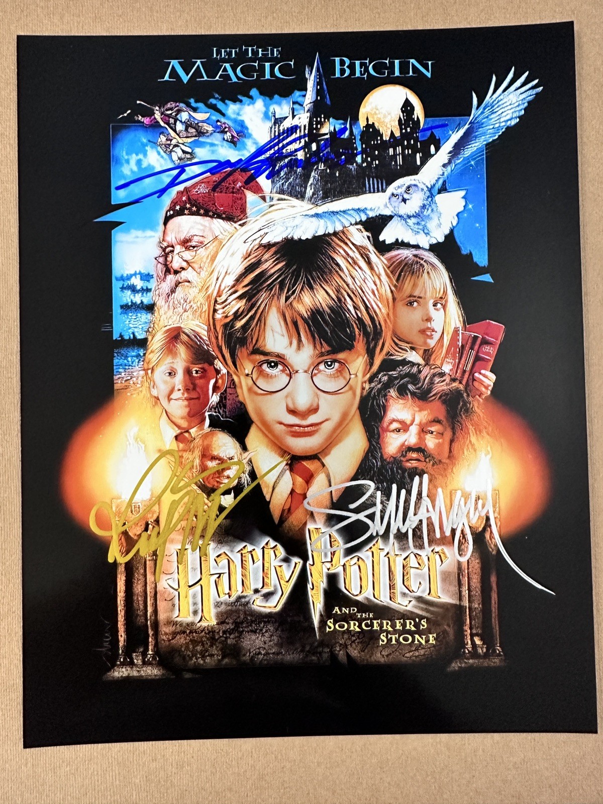 Harry Potter movie photo signed by cast