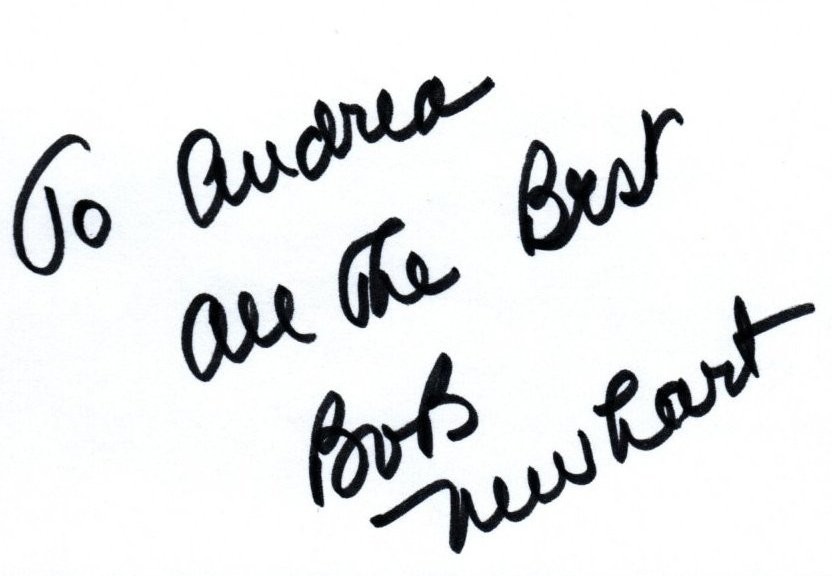 BOB NEWHART Autograph Signed 3X5 Index Card w/ COA Bob Newhart Show Big Bang