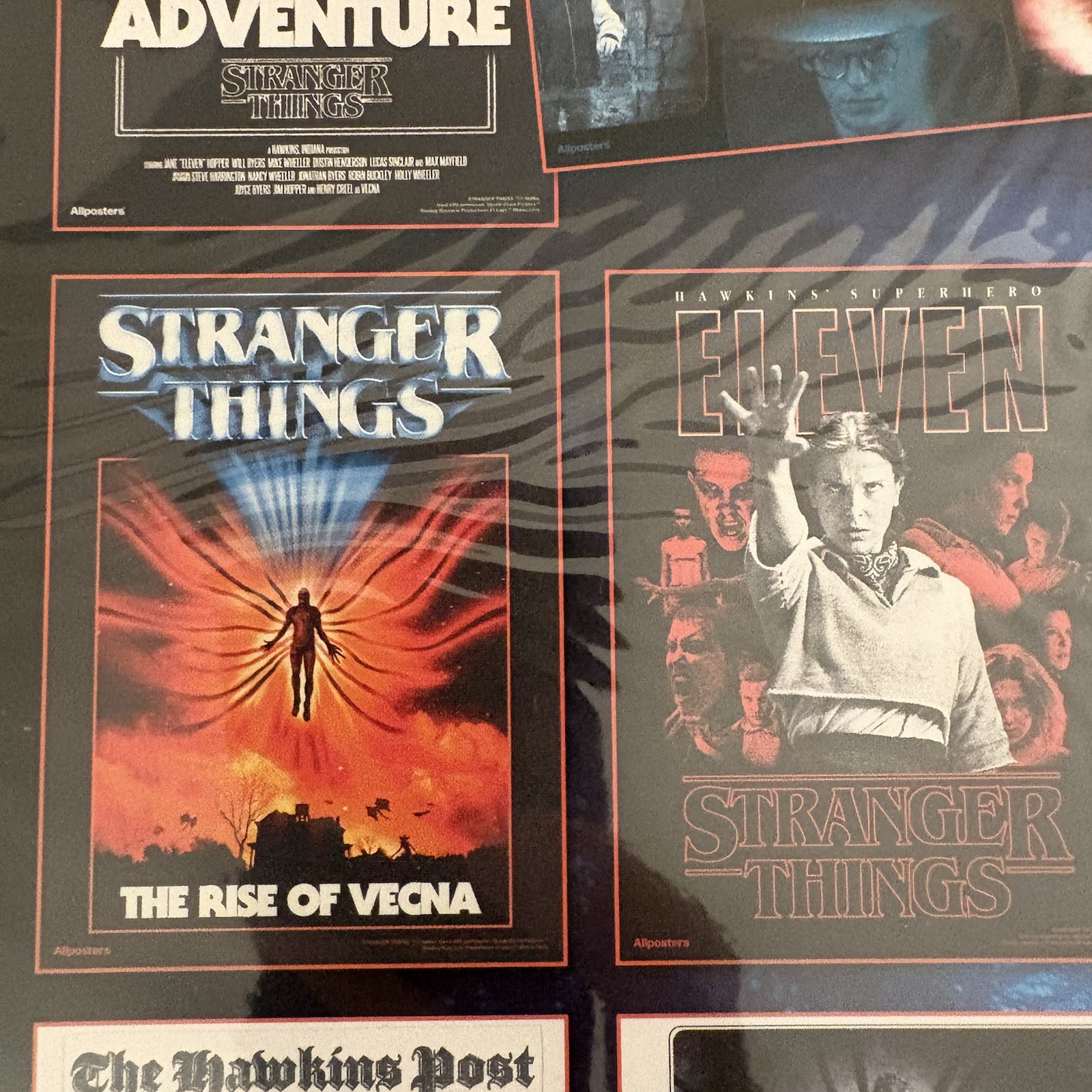 Stranger Things 12 Posters Book NEW Each poster is 8.5in x 11 in. Netflix