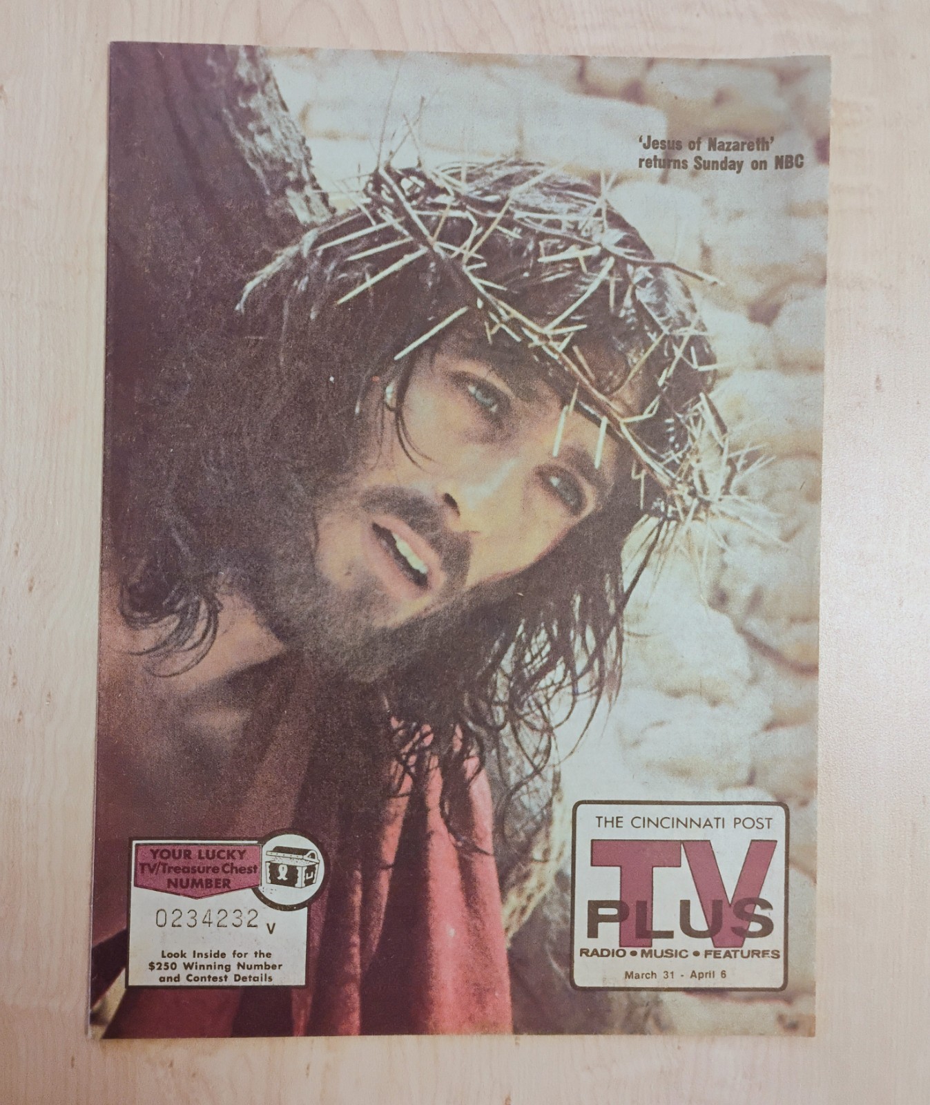 Jesus of Nazareth 1979 Local TV Guide- Robert Powell – Lion, Witch and Wardrobe