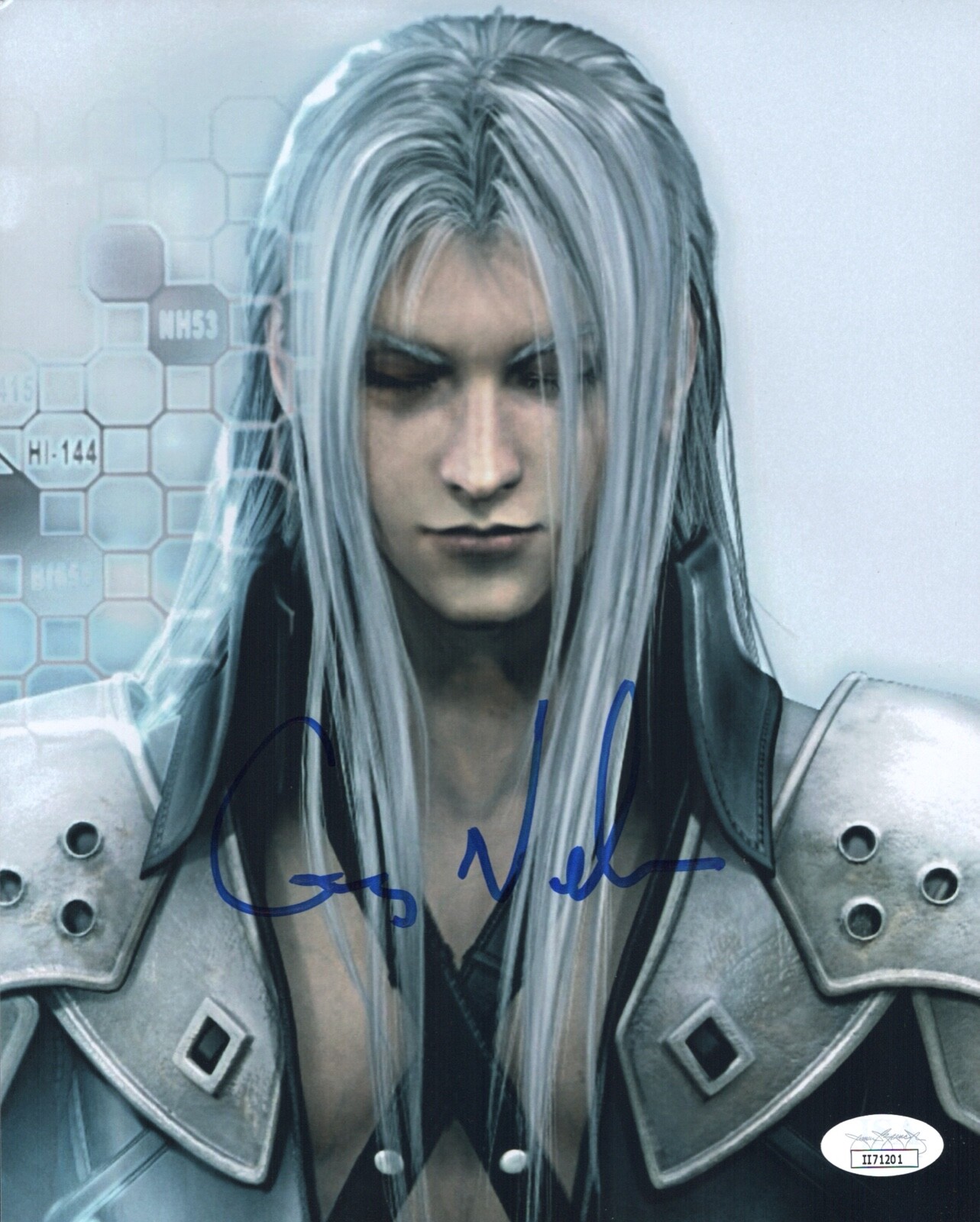 GEORGE NEWBERN Signed Sephiroth FINAL FANTASY VII 8×10 Photo Autograph JSA COA