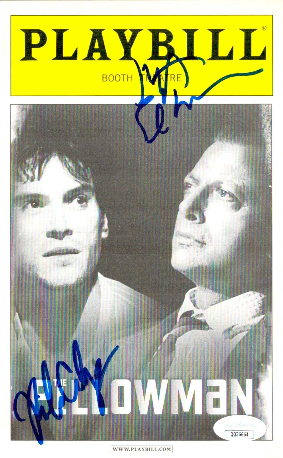 JEFF GOLDBLUM BILLY CRUDUP Signed THE PILLOWMAN PLAYBILL Autograph JSA COA Cert