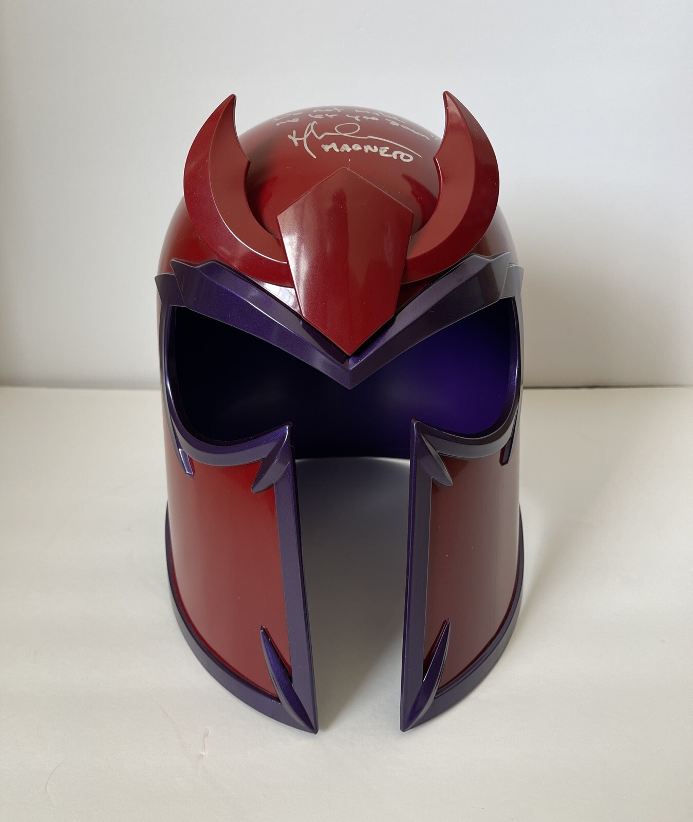 Matthew Waterson Signed Magneto X-men 97 Marvel Legends FS Helmet JSA STICKER 3