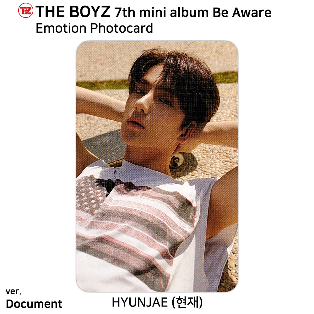 The Boyz 7th Mini Album Be Aware Photocard Photo A4 Poster Hyunjae KPOP K-POP