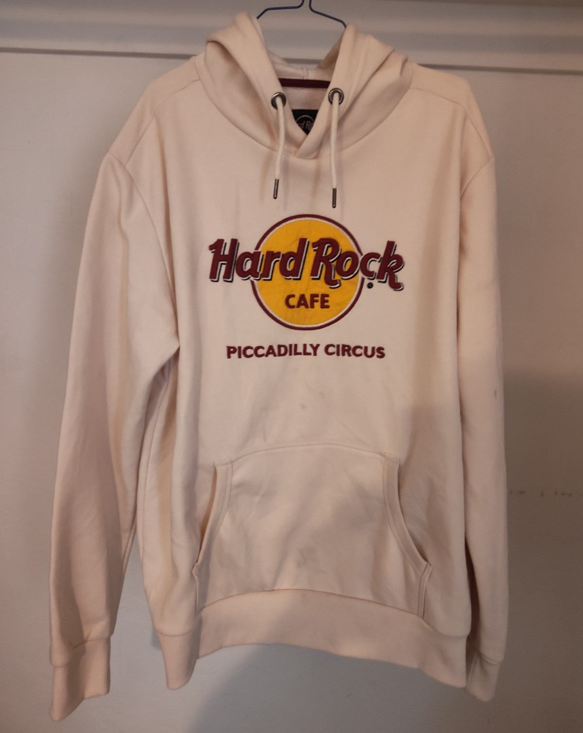 Hard Rock Café Piccadilly Circus Pullover Hoodie Sweatshirt, XL