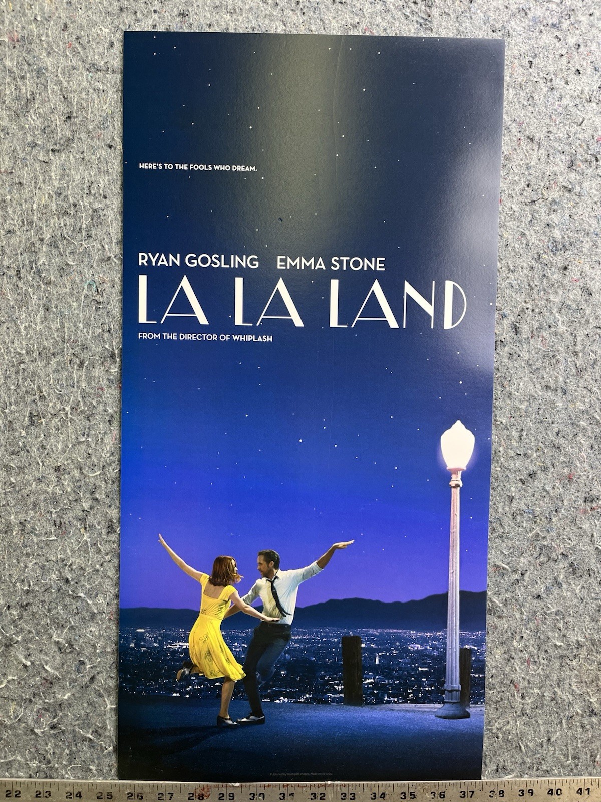 La La Land Movie Poster 12×24 Ryan Gosling Emma Stone Musical Film Print