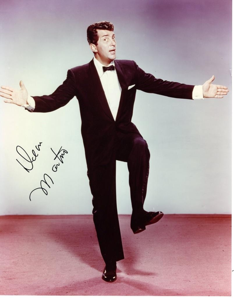 Dean Martin autographed 11×14 Picture signed Photo PSA/DNA