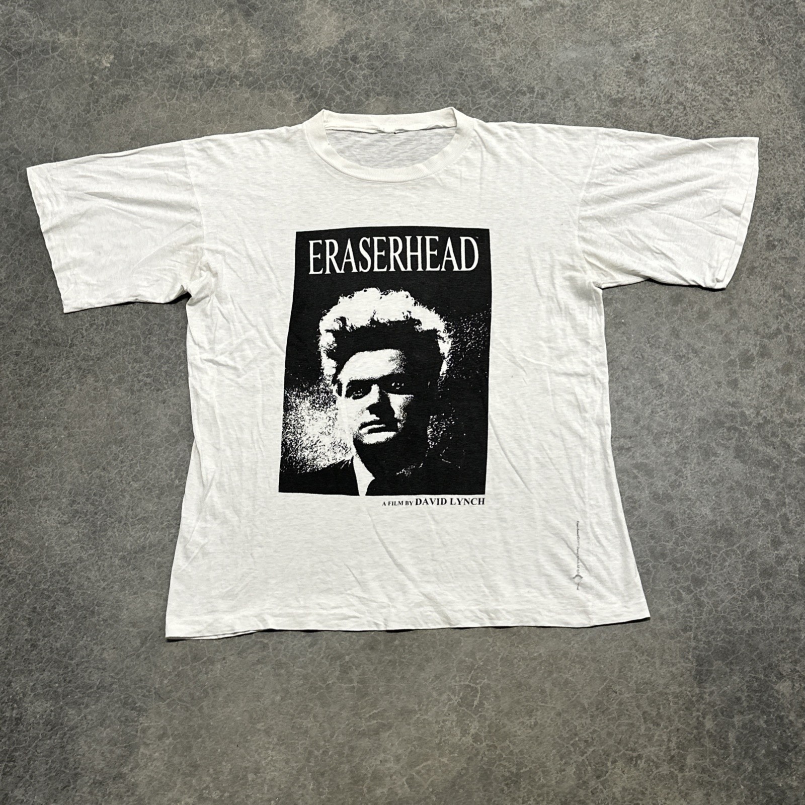 Eraserhead David Lynch Movie Promo T Shirt Vintage Sz Large Single Stitch 70s 80