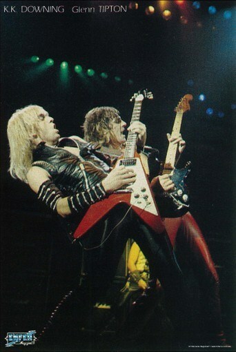 JUDAS PRIEST POSTER Live on Stage RARE HOT NEW