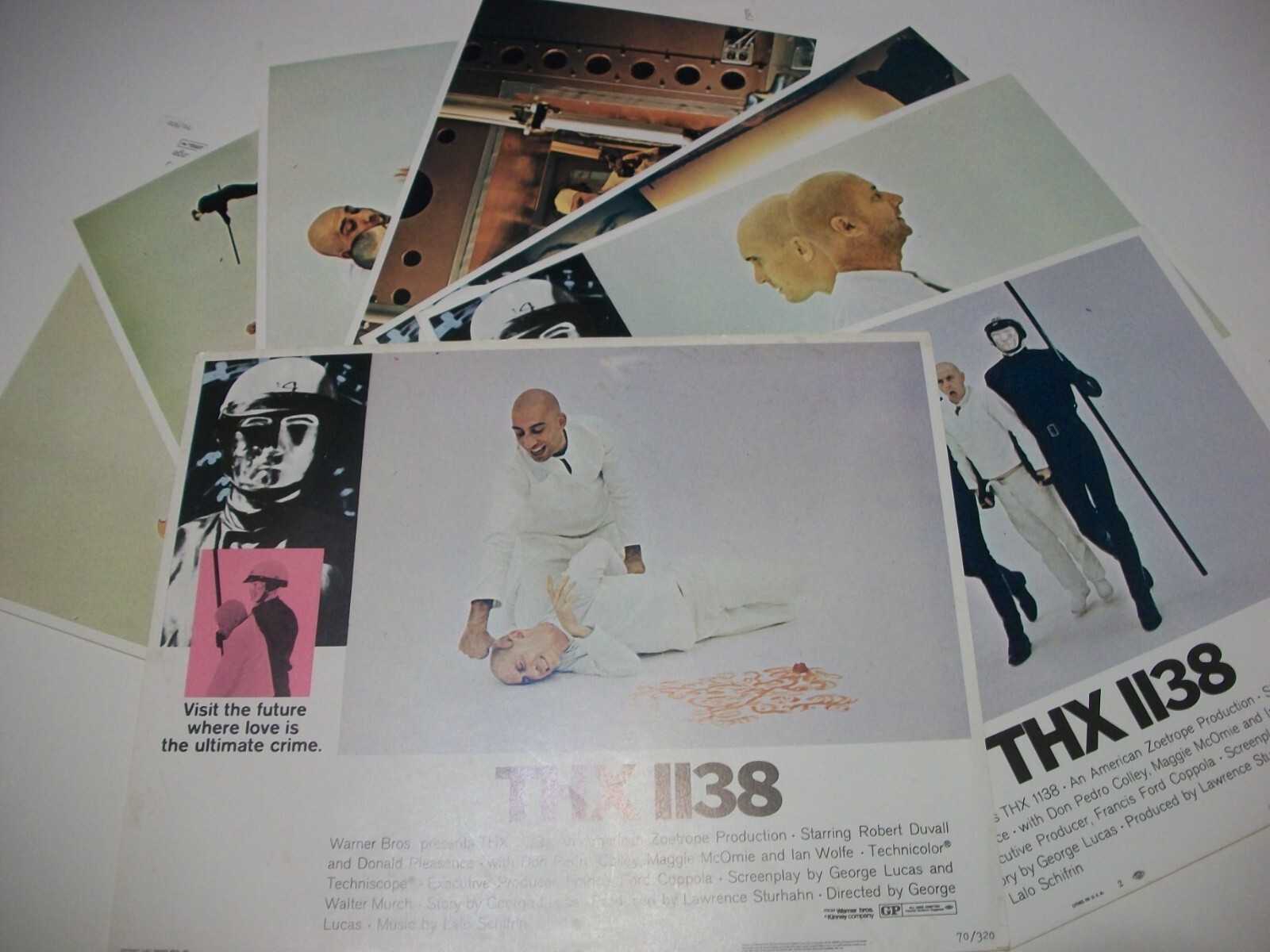 THX 1138 Original Lobby Card Set 1970