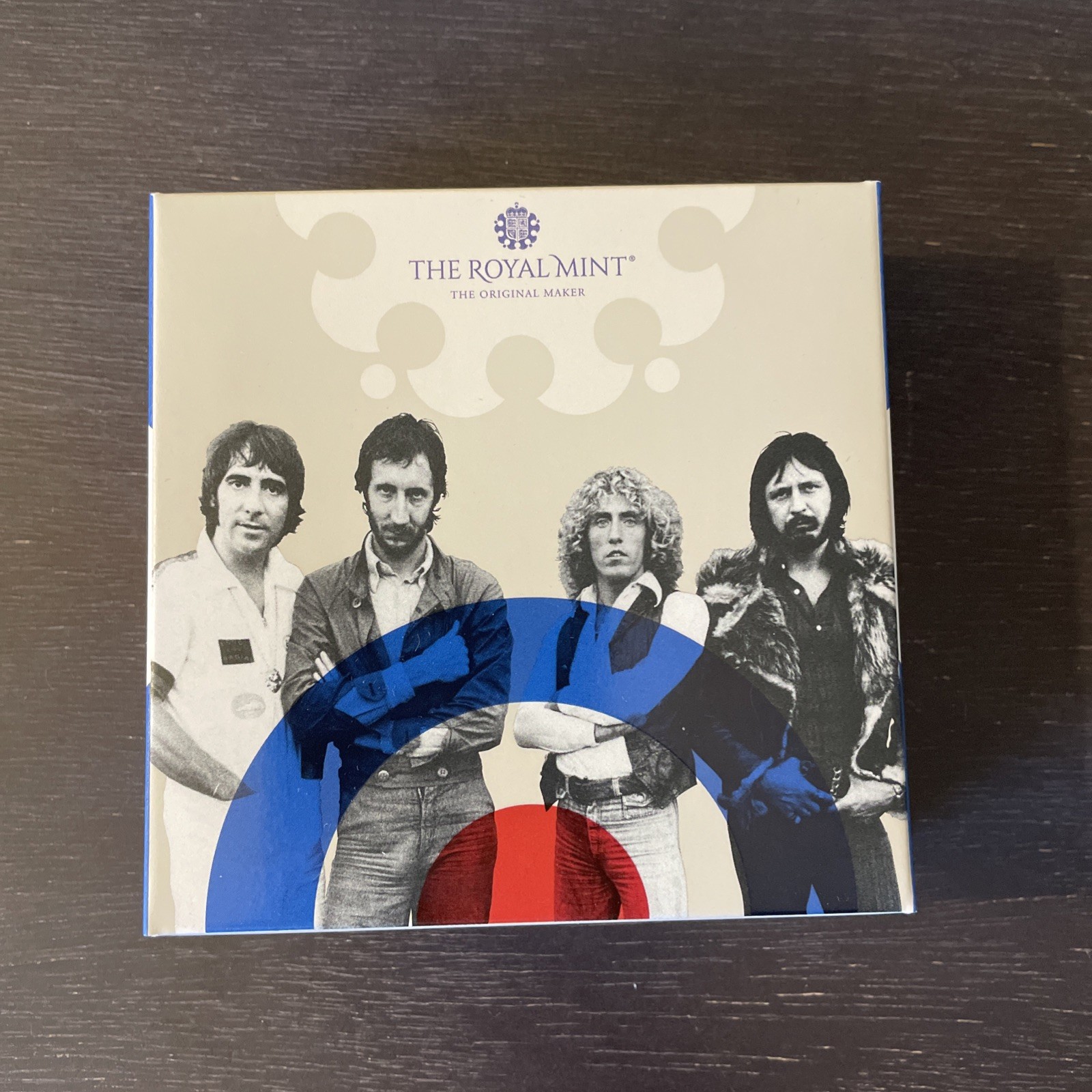 The Who Royal Mint 2021 UK One Ounce Silver Proof Coin Pete Townshend