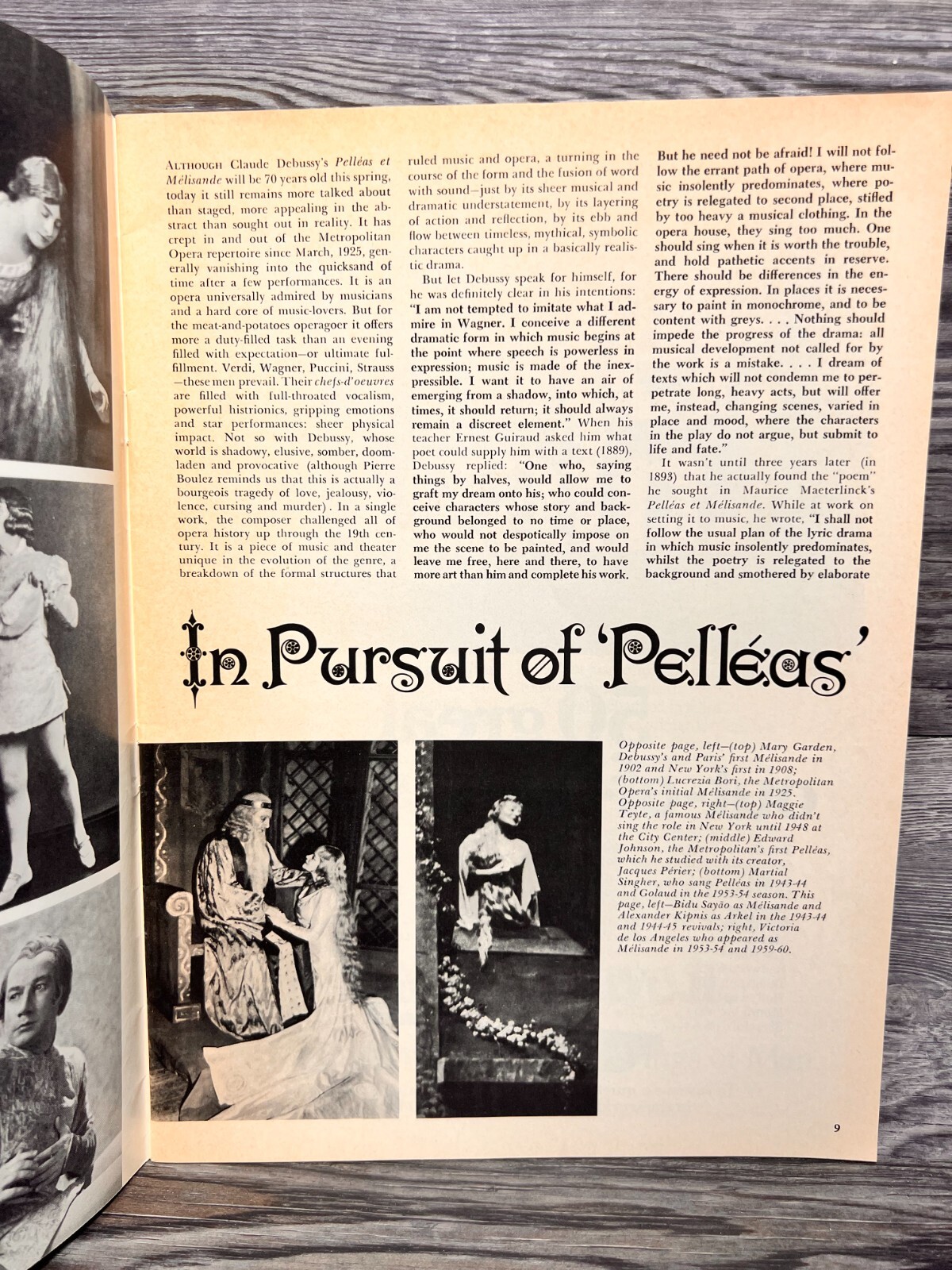 HANSEL AND GRETEL, PROGRAM, JANUARY 1972, METROPOLITAN OPERA