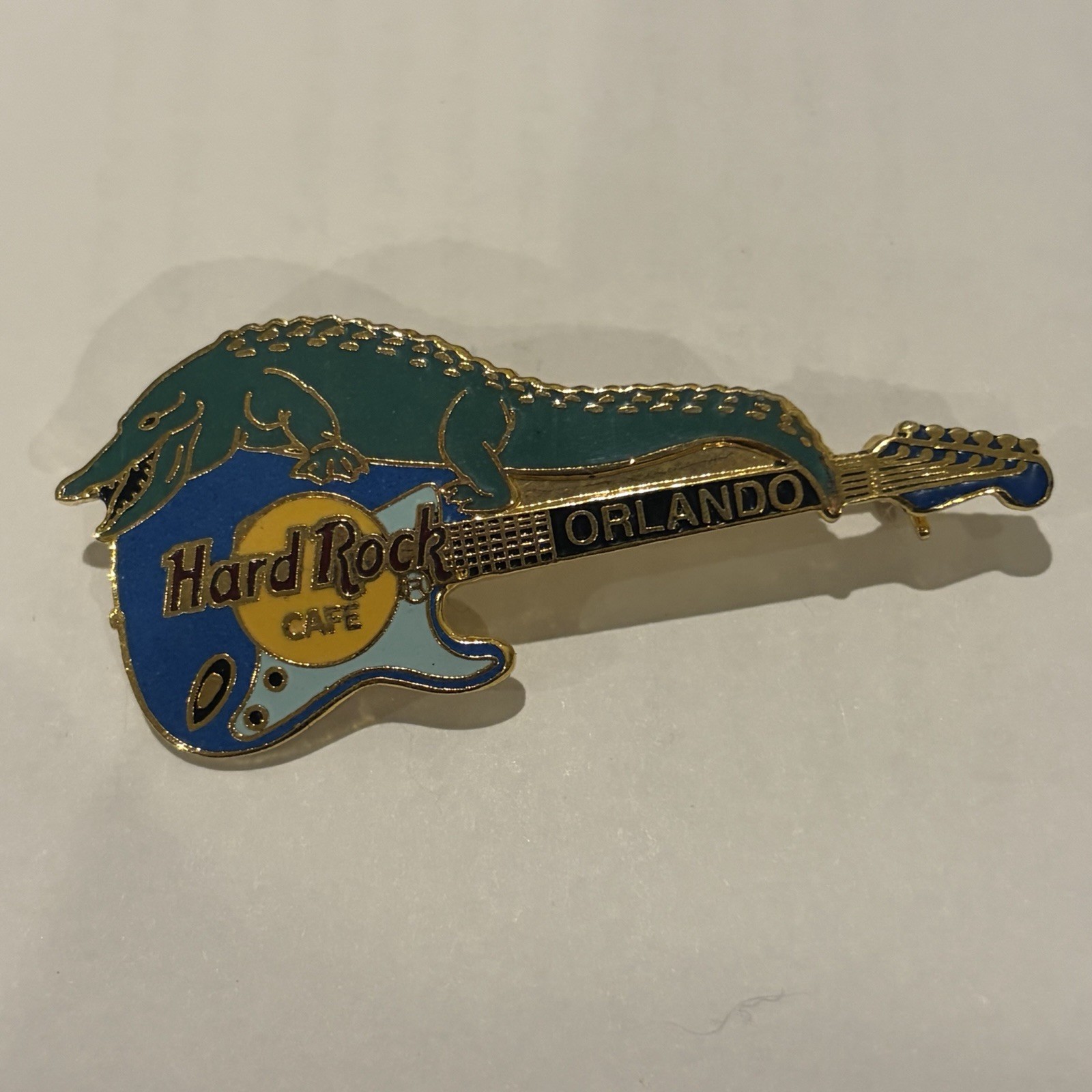 Hard Rock Cafe Orlando Alligator Guitar Enamel Pin