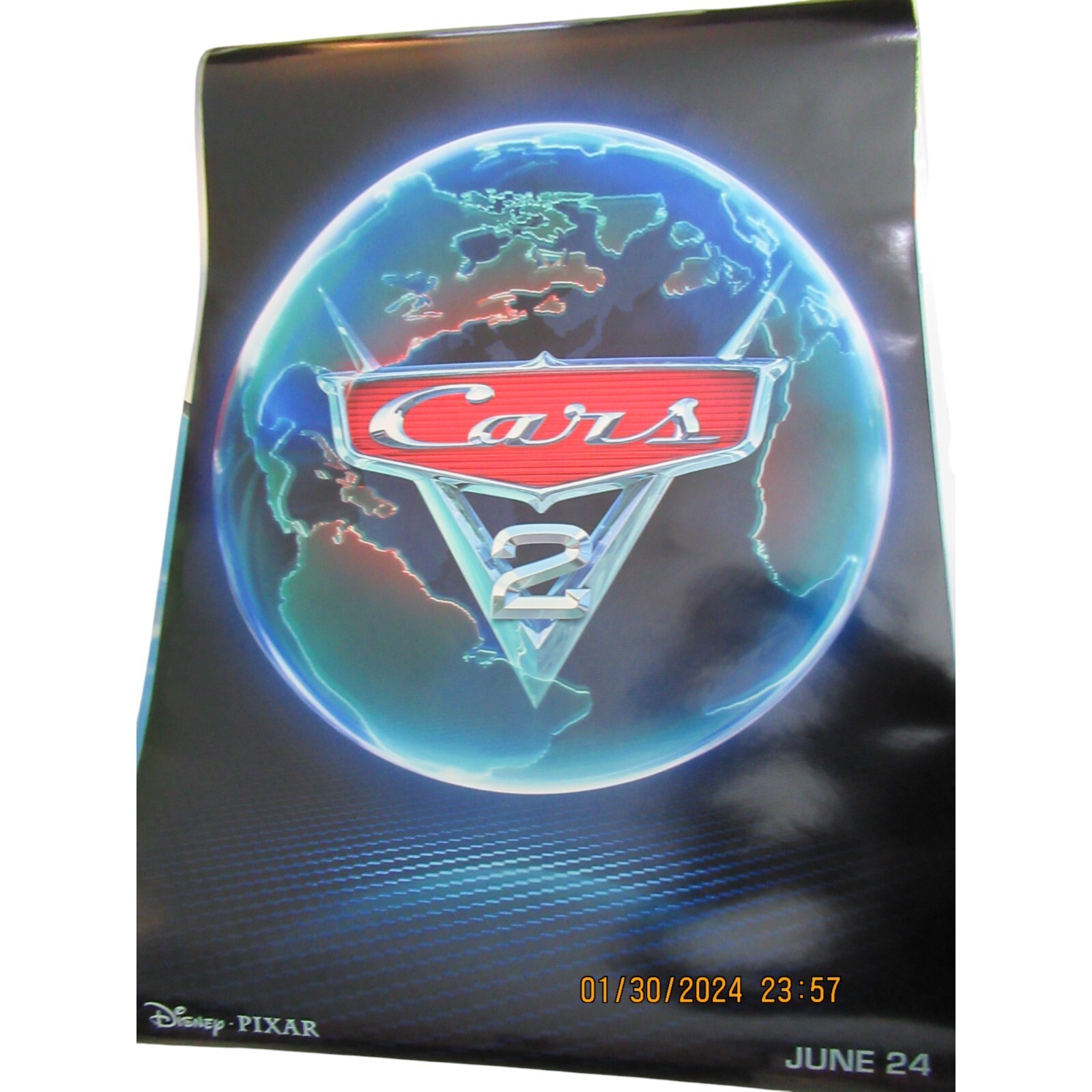 2006 Disney Cars Animation Double Sided 27″ x 41″ Theatrical Movie Poster