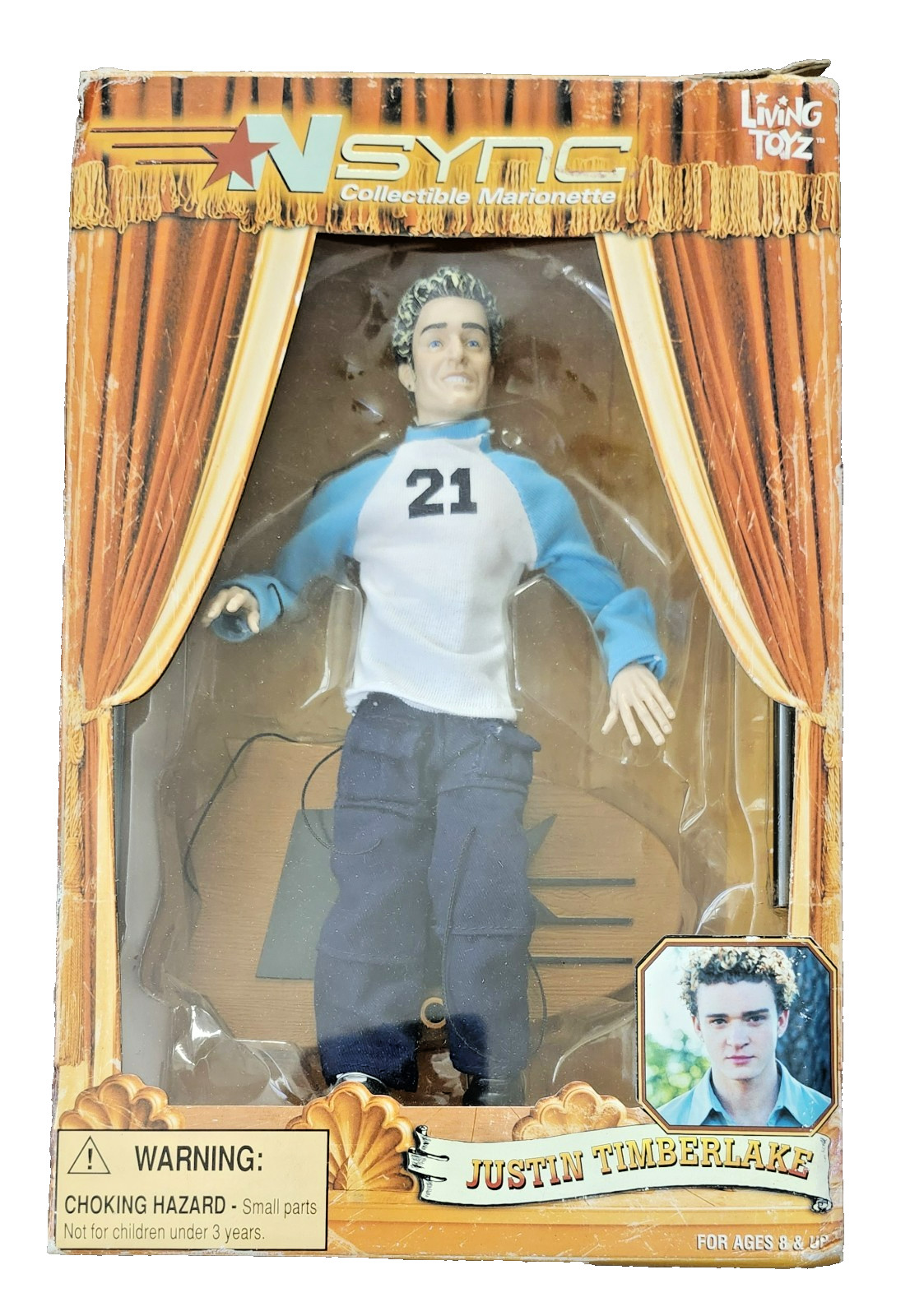 Justin Timberlake NSYNC Collectible Marionette Doll Figure – NIB
