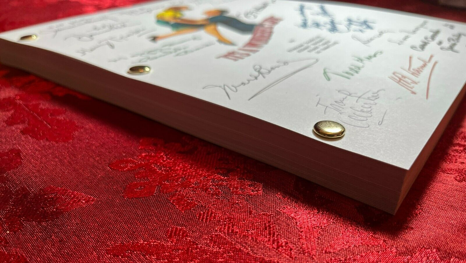 It’s A Wonderful Life Script Cast-Signed- Autograph Reprints- 168 Pages Long