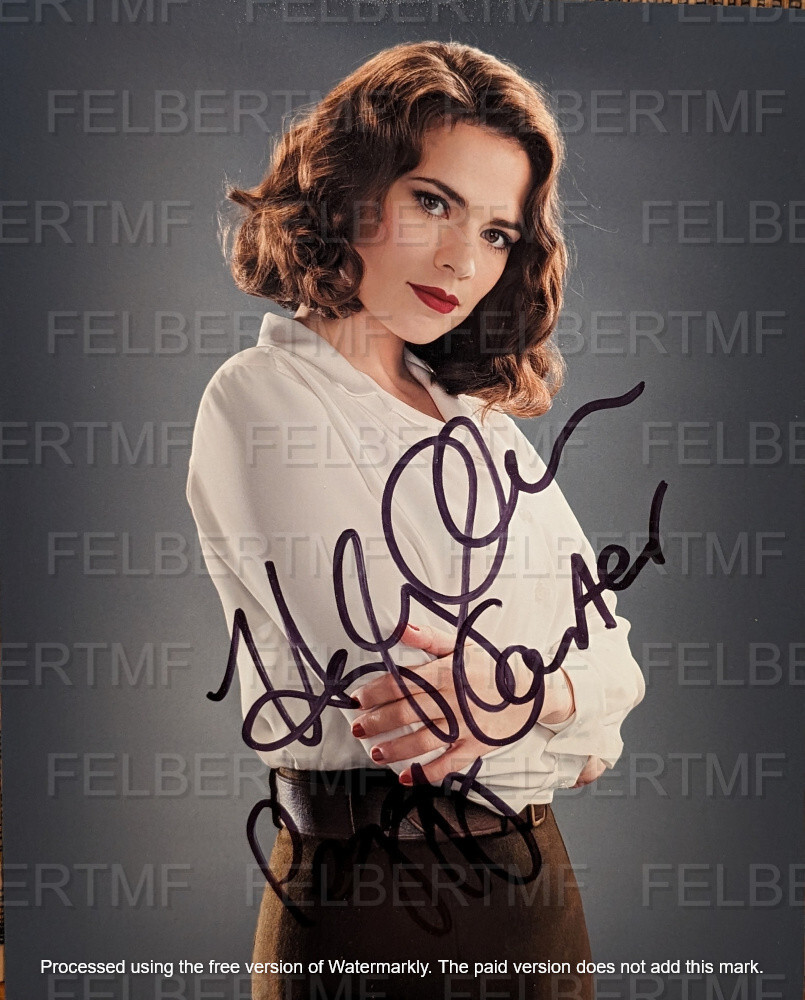 Hayley Atwell Peggy Carter AUTOGRAPHED SIGNED PHOTO Captain America Marvel Agent