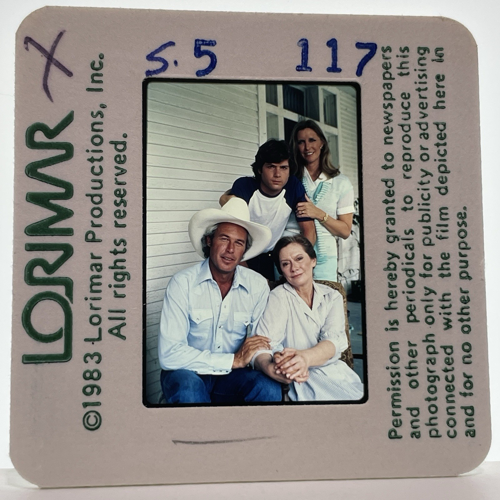 35mm Slide Dallas 80s TV Series Show Soap Opera Vintage Publicity Promotion #15
