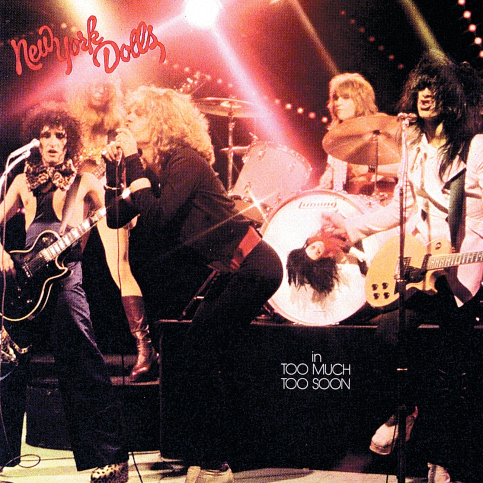 NEW YORK DOLLS Too Much Too Soon BANNER 3×3 Ft Fabric Poster Tapestry Flag art