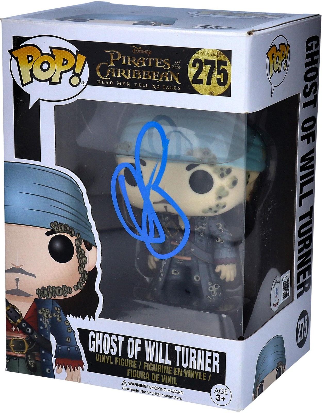 Orlando Bloom Pirates of the Caribbean Autographed #275 Will Turner Funko Pop!