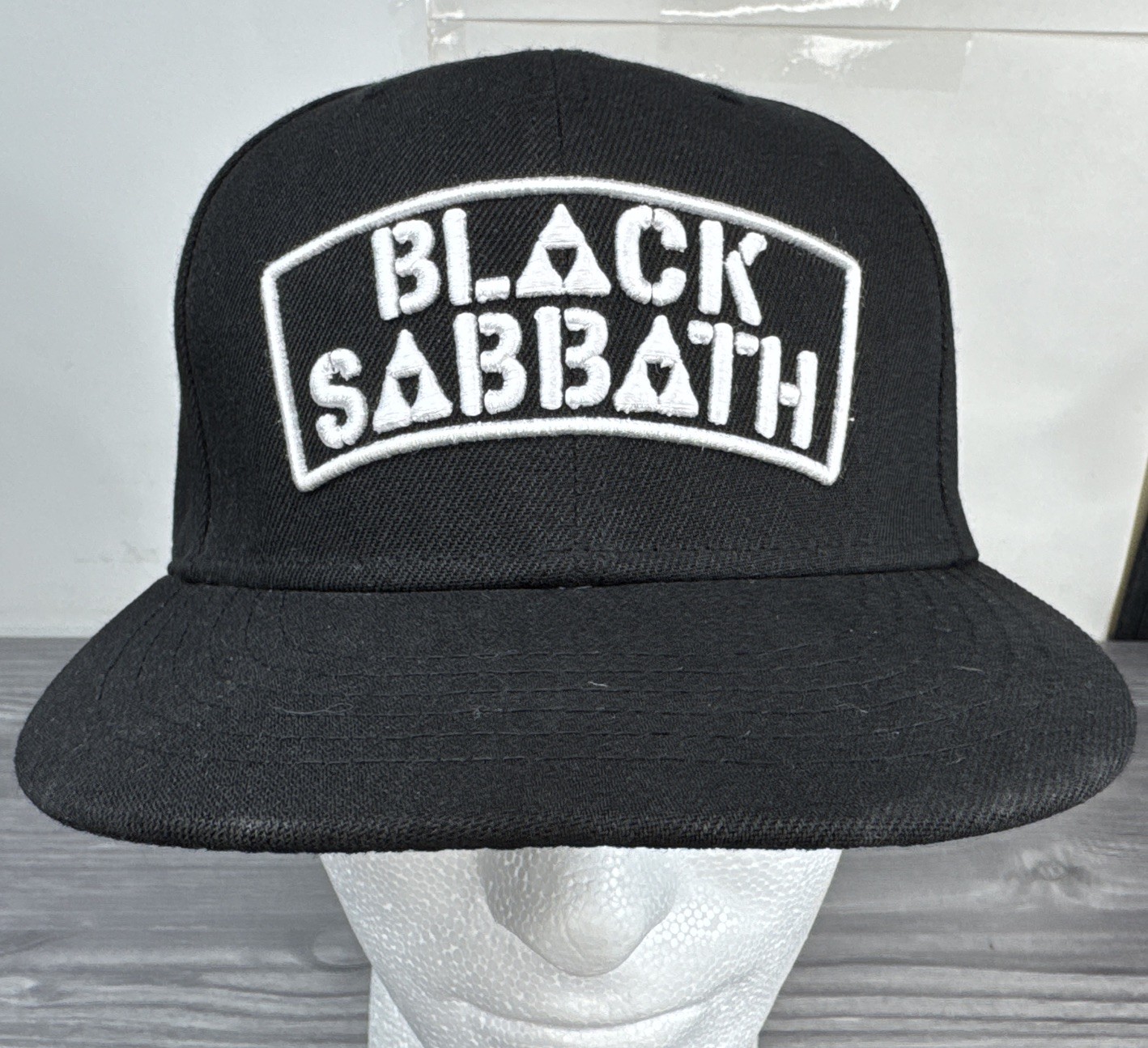 Black Sabbath Hat Cap SnapBack Never Say Die OSFA Black Sabbath Brand 2023 Ozzy