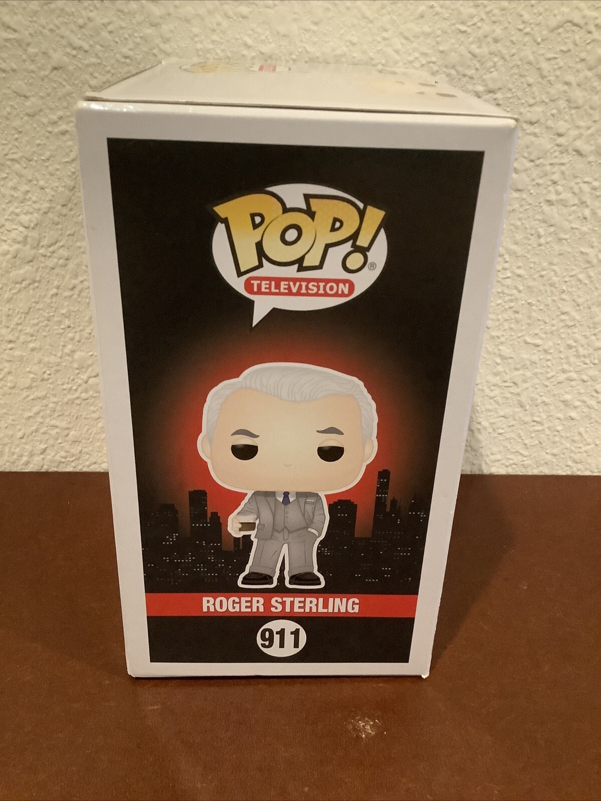 John Slattery Signed Autographed Funko Pop 911 Roger Sterling MadMen With COA