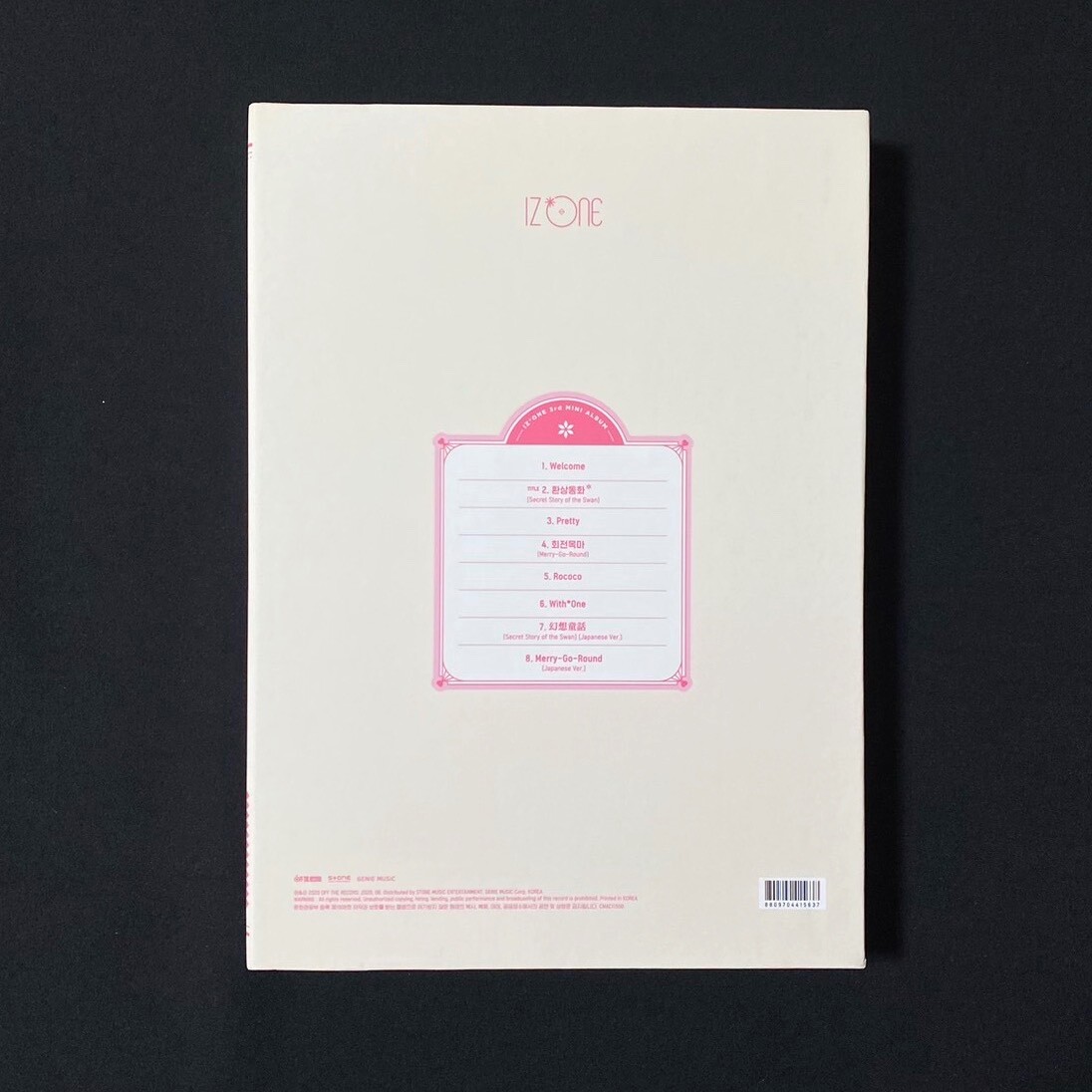 iz*one 3rd mini album oneiric diary 3 ver. Wonyoung set No photo cards IZONE IVE