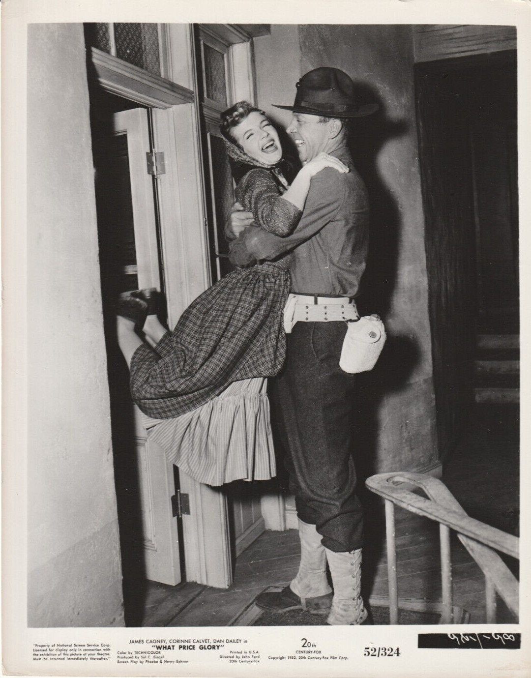 Original Vintage Photo 1952 What Price Glory Dan Dailey Corinne Calvet # 125
