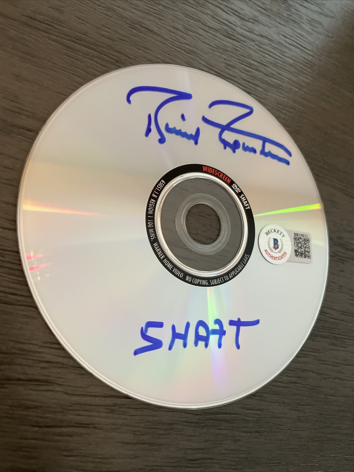 Signed Richard Roundtree SHAFT DVD Legendary Autograph PSA BAS Beckett