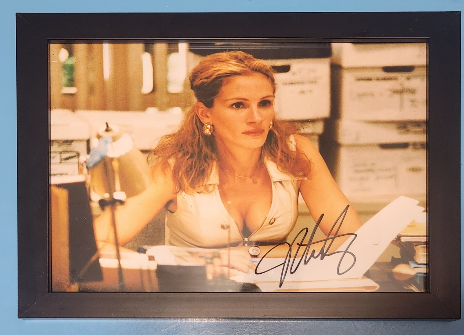 Auto Julia Roberts Signature COA 8X10 Sexy Photo Autograph Movie Erin Brockovich