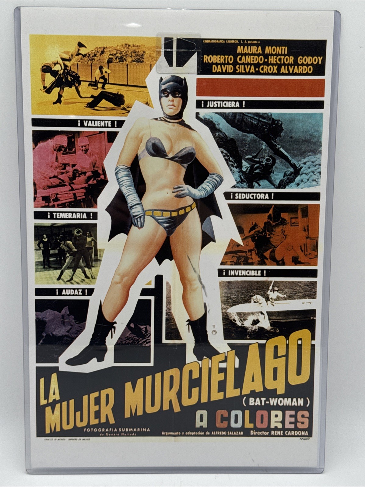 The BATWOMAN La Mujer Murcielago Repro Mini Poster Mexico 11 x 17″ Batman DC