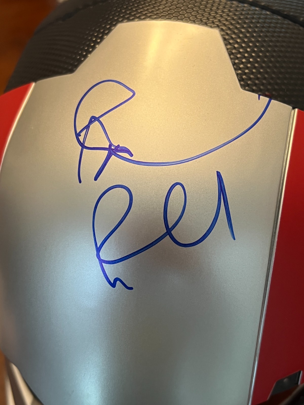 ANTMAN PAUL RUDD SIGNED HELMET FULL SIZE AUTHENTIC HASBRO AUTO JSA COA