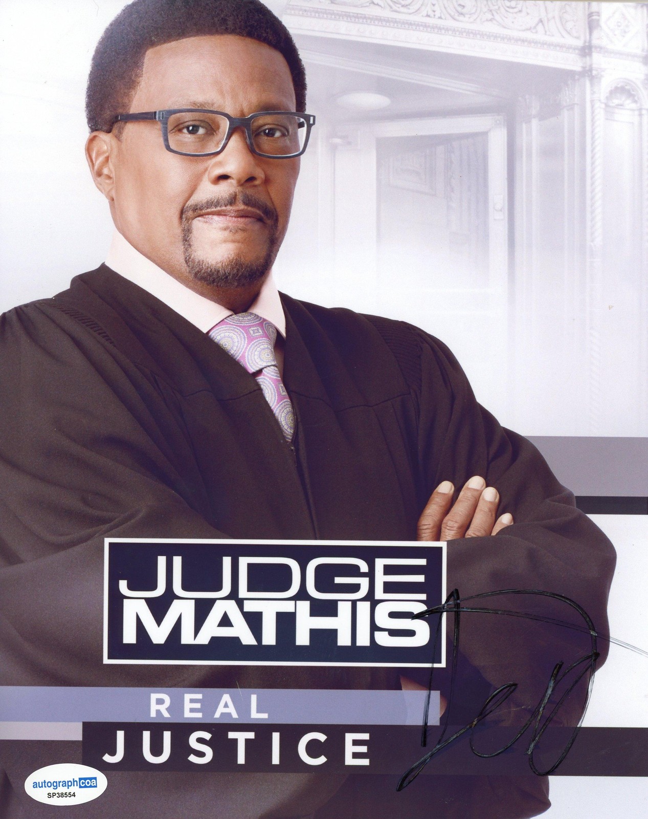 Judge Greg Mathis “Judge Mathis” AUTOGRAPH Signed Autographed 8×10 Photo ACOA
