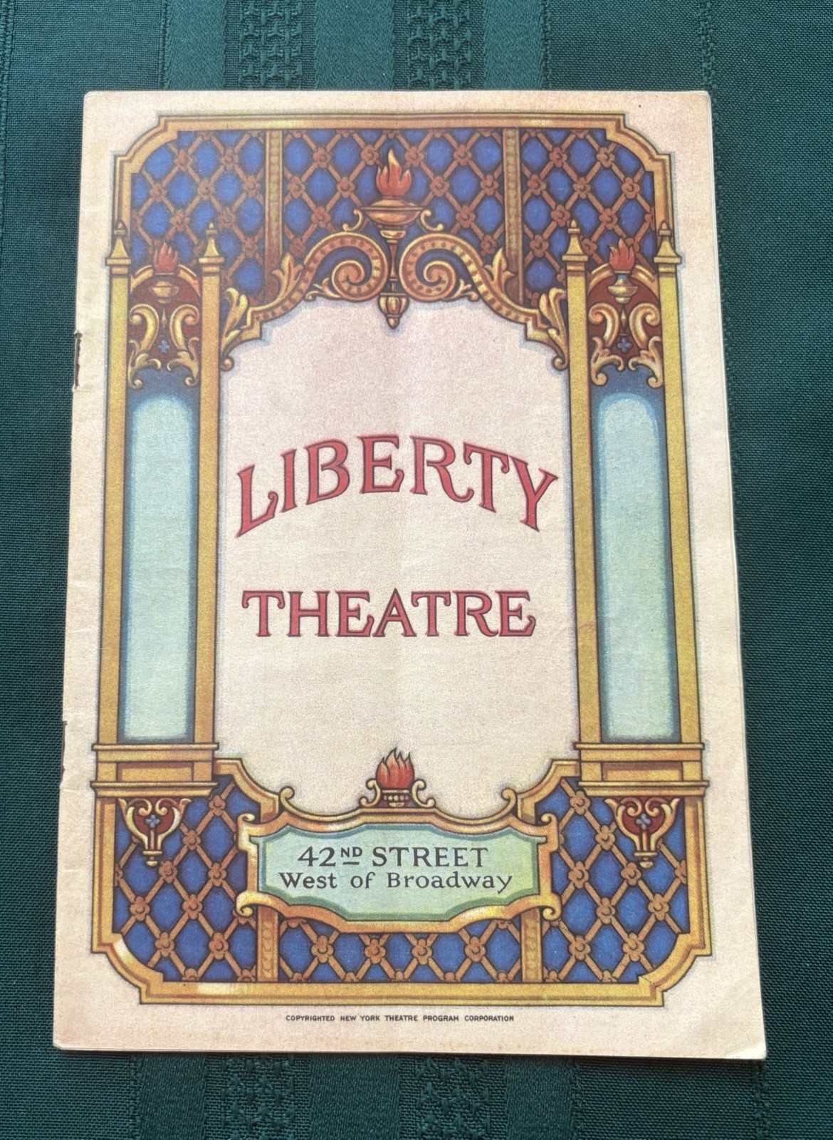 RARE – Vintage Liberty Theatre Program of “Blackbirds of 1928” W/Bill Robinson