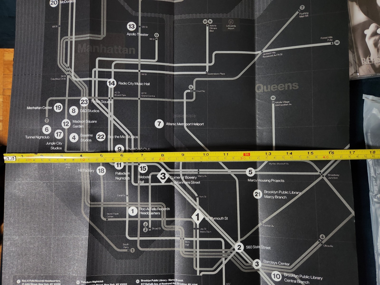 Jay-Z30 Pop-Up Bundle: NYC Subway Map, Clothing Menu & MORE *SHIPS TO YOU TODAY*