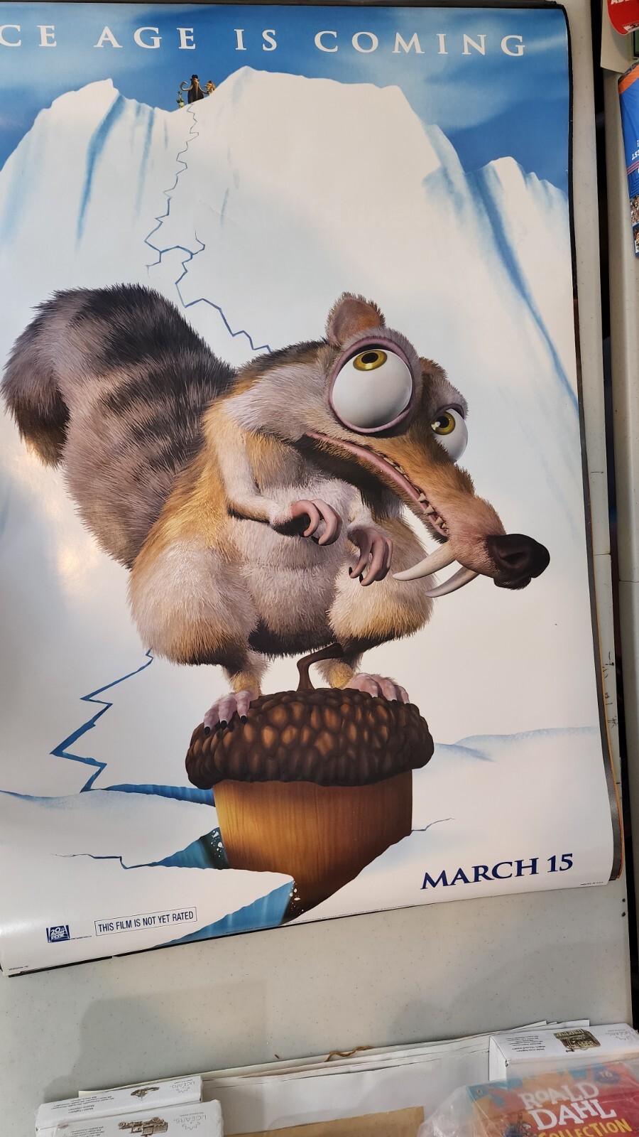 2002 Ice Age Comedy Animation Double Sided 27″ x 41″ Theatrical Movie Poster