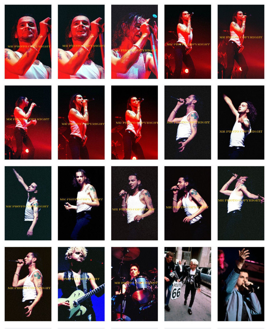 $1.00 4×6 inch photo (s) DEPECHE MODE MARTIN GORE DAVE GAHAN BUY 1,2…OR ALL