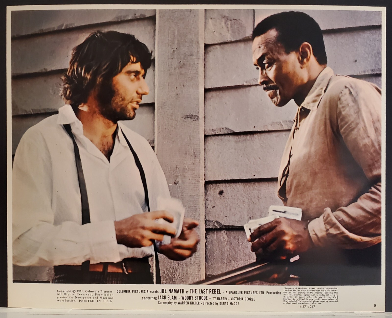 THE LAST REBEL Photo Stills 8×10 Joe Namath Jack Elam COWBOY WESTERN