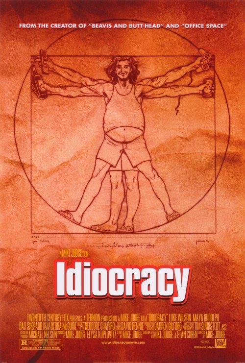 IDIOCRACY Movie POSTER 27×40 Luke Wilson Maya Rudolph Dax Shepard Eric Anderson