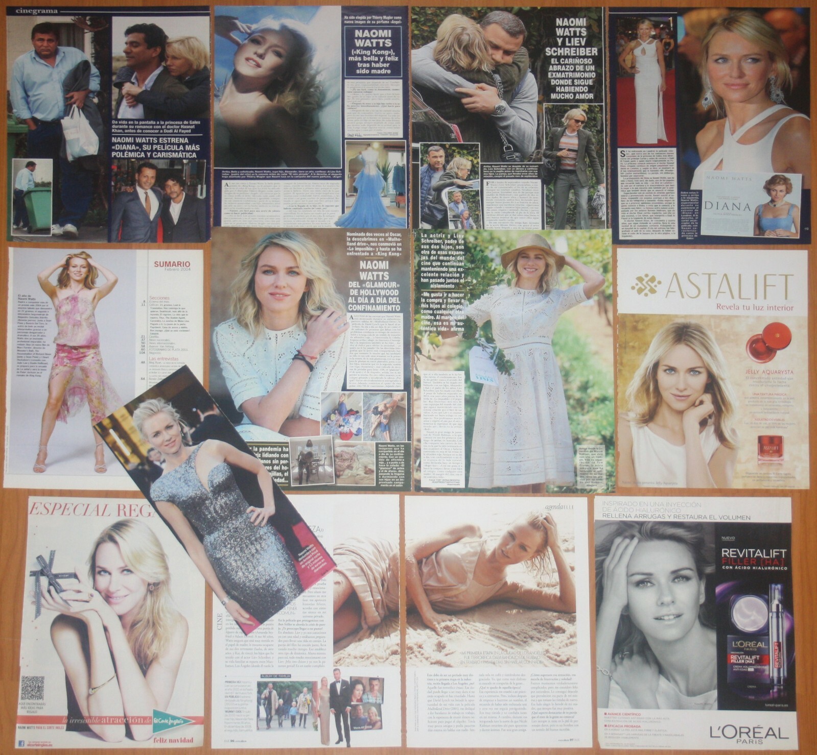 NAOMI WATTS spain magazine clippings 2000s/2020s sexy photos cinema actress