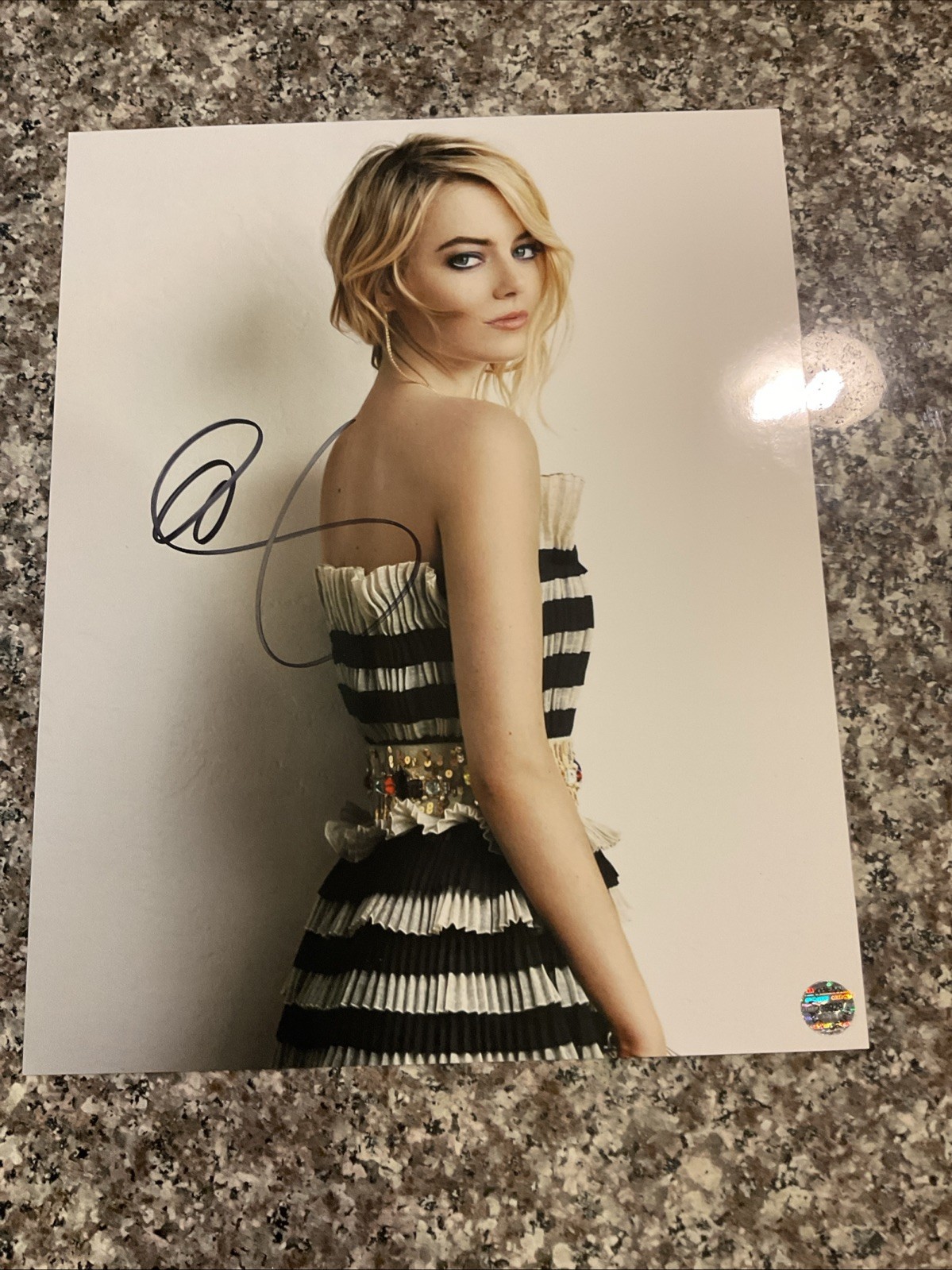 Autographed Emma Stone 8 x 10 Photo Hand Signed with Holo COA