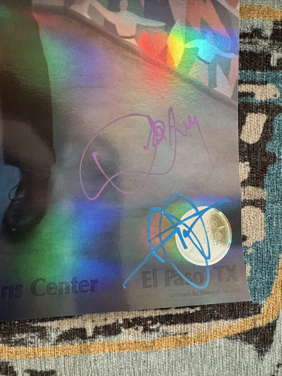 TOOL **SIGNED** Poster – 2/7/24 – Don Haskins Center – El Paso Texas – 201/750