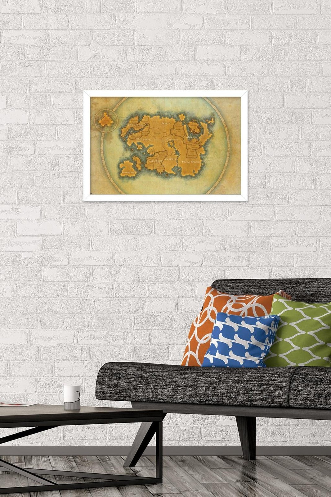 Trends International The Elder Scrolls: Online – Map Wall Poster, 22.4L x 14….