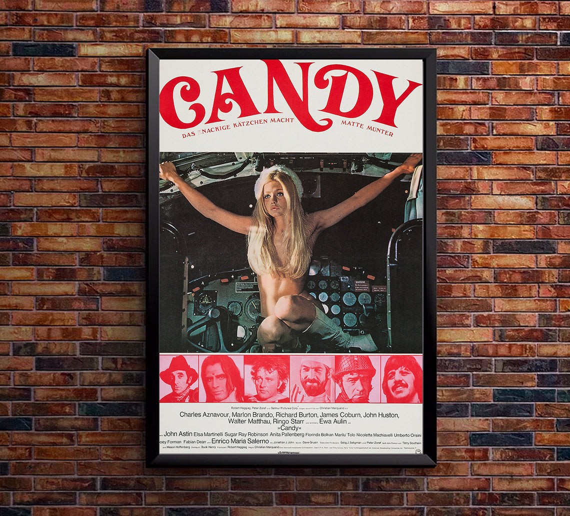 Candy 1968 – Richard Burton – Germany – Classic Movie Poster