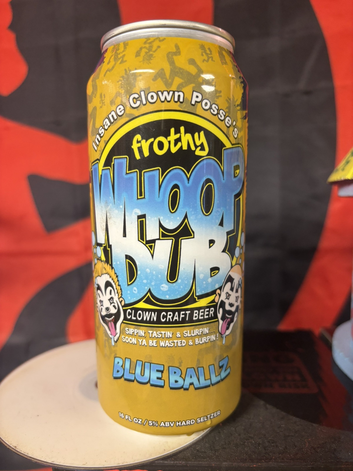 Rare Insane Clown Posse Whoop Dub “Blue Ballz” Collectible Can