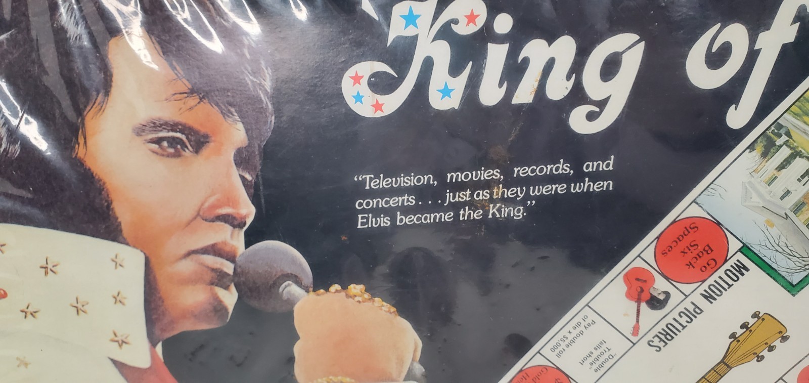Vintage 1978 ELVIS PRESLEY “King of Rock” Rock & Roll Music BOARD GAME Sealed