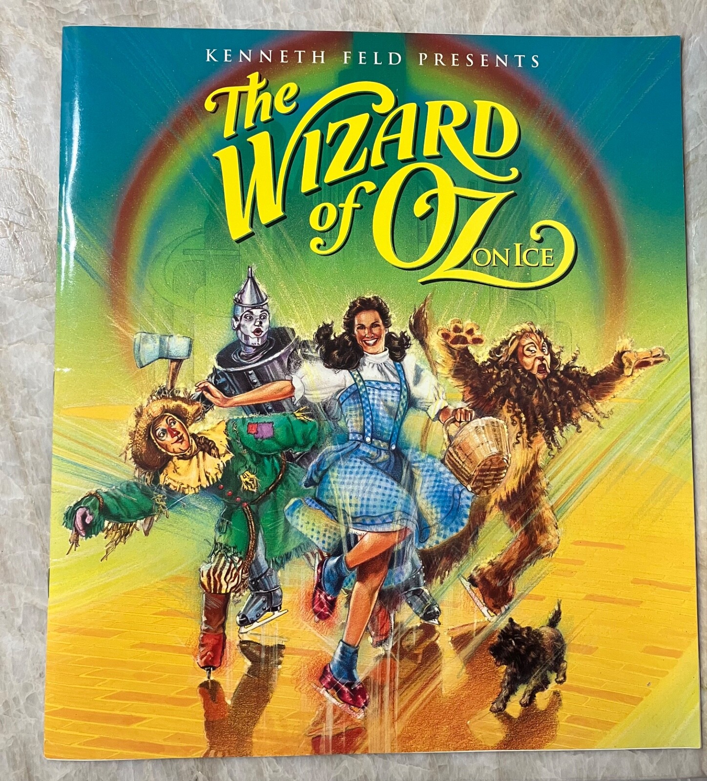 Wizard Of Oz On Ice Souvenir Book Kenneth Feld Vintage 1998 Turner Entertainment