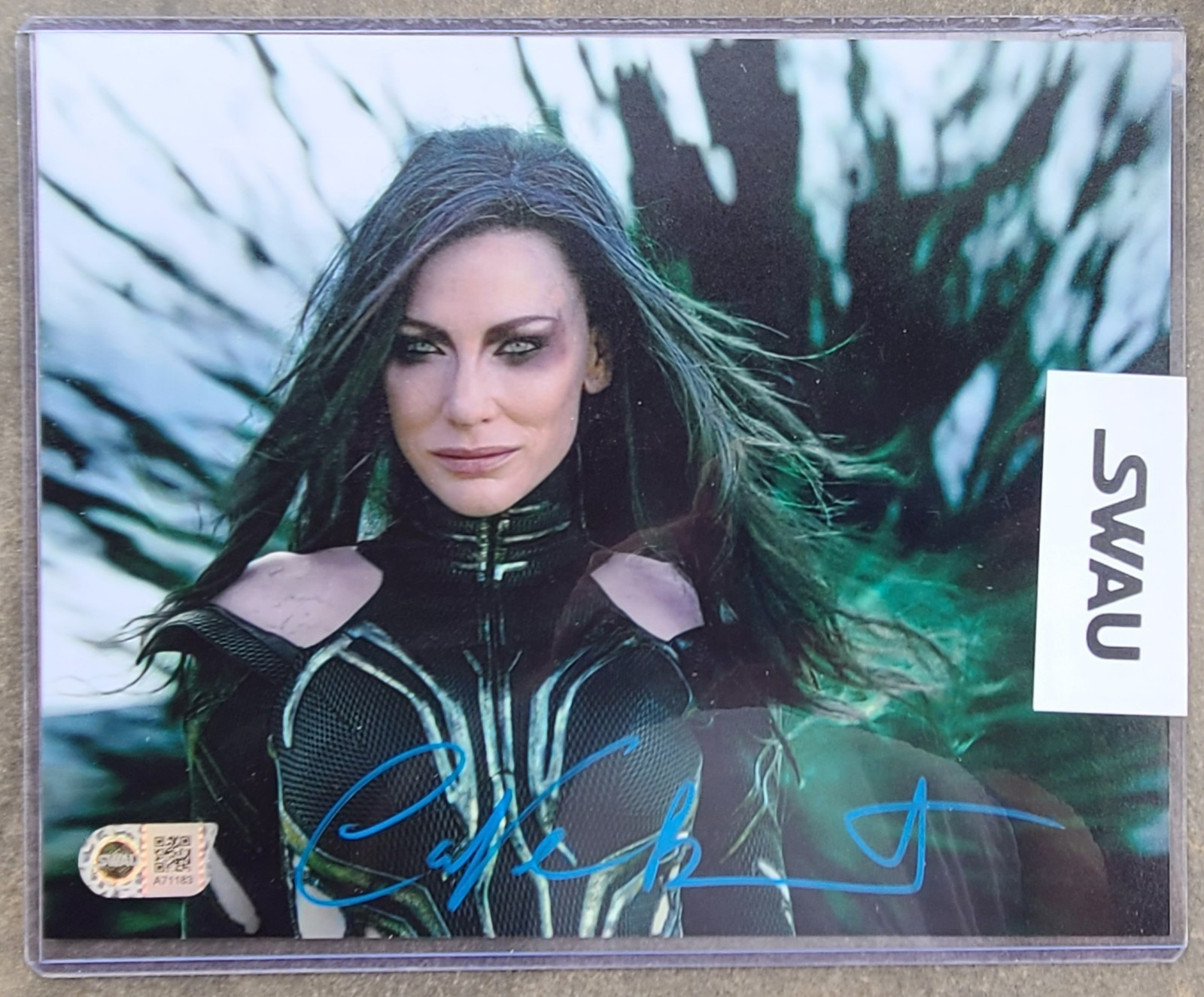 RARE Cate Blanchett HELA SIGNED 8×10 Photo THOR RAGNAROK Marvel Auto SWAU 🔥
