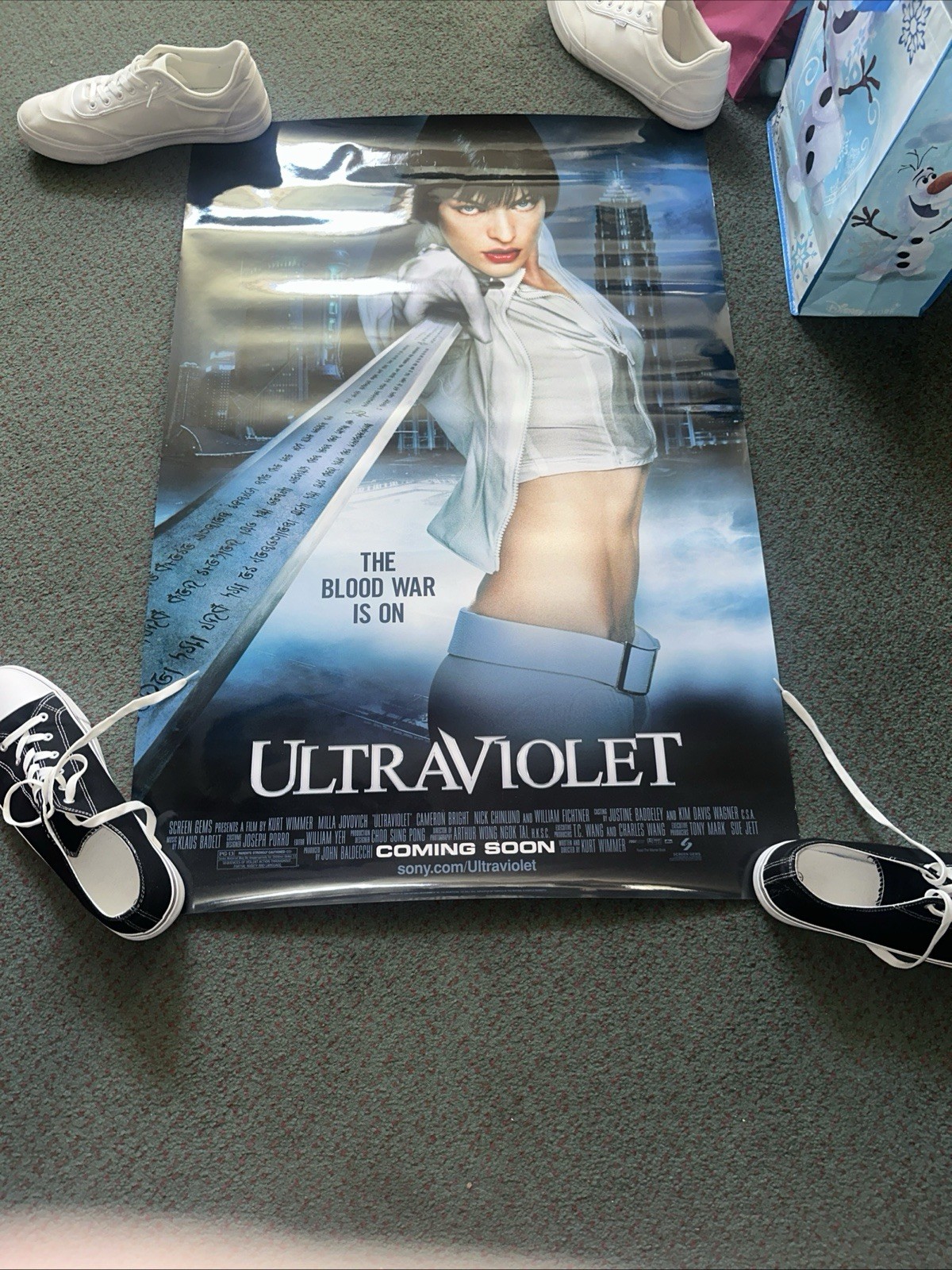 ULTRAVIOLET great original D/S 27×40 movie poster 2006 doublesided