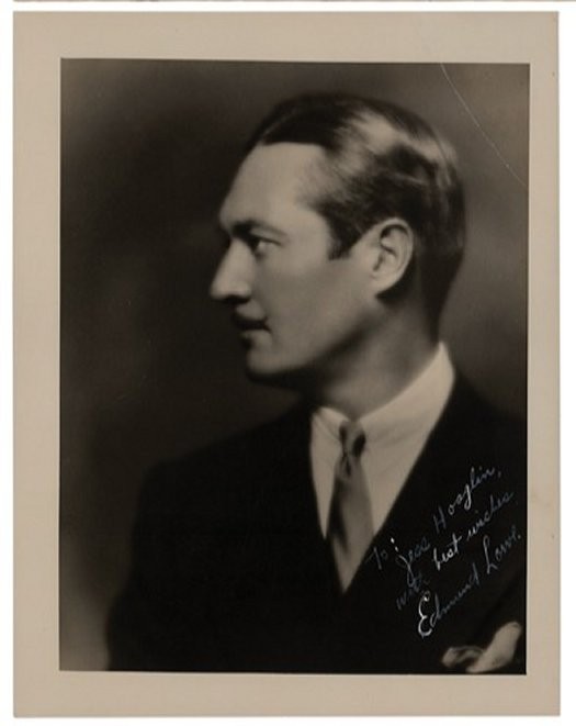 Edmund Lowe – 1930’s Signed & Insc. 11×14 Photo – Autograph